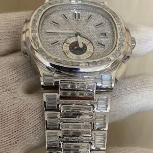 Reloj de Moissanita Personalizado de Alta Calidad con Incrustaciones de Diamantes VVS, Estilo Hip Hop, Regalo para Hombre - Product Image 2