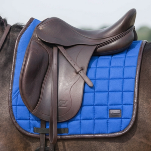 Professional Classic <b>Equestrian</b> Fancy Design Leather Polycotton Saddle Pad Customizable Non-Slip Fleece Custom Color Hand Strap - Product Image 5