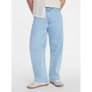 กางเกงยีนส์ไฮสตรีทสำหรับผู้ชายกางเกงยีนส์ขายาวทรงหลวมผ้ายืดกางเกงยีนส์ขายาวสำหรับผู้ชายขนาดใหญ่ - Product Image 1