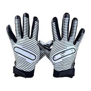 Rugby American Football Equipment Sports Goalkeeper Receiver <b>Glove</b> Football <b>Gloves</b> for Youth and Adult - Product Image 1