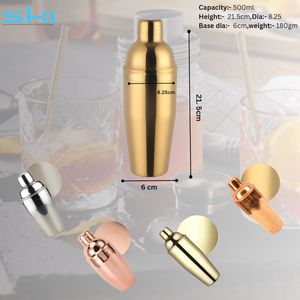 Juego de Coctelera de Acero Inoxidable Ecológico Hecho a Mano de Alta Calidad para Suministros de Bar, Precios al por Mayor - Product Image 3