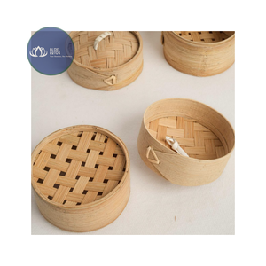 หม้อนึ่งอาหารไม้ไผ่ 2 ชั้น ฝาปิดสแตนเลส ขายดีที่สุด ขายส่ง - Product Image 1