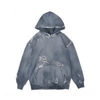 Nouveaux sweats à capuche pour hommes de haute qualité, à prix bas, en coton 100%, style tendance, effet usé