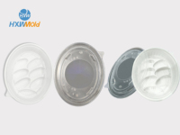 Molde de aluminio personalizado para dumplings congelados con termoformado automático, superficie pulida, servicio OEM/ODM para alimentos IQF