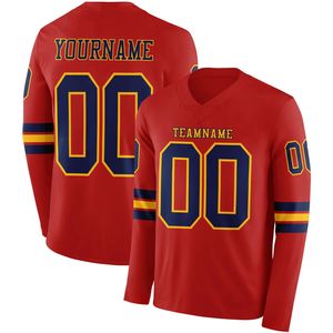 Camiseta de Fútbol Personalizada para Hombre - Spandex/Poliéster, Impresión Digital por Transferencia de Calor, Nombre del Equipo, Logotipo, Posiciones, Manga Larga, OEM - Product Image 2
