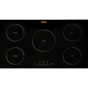 9200W 5-Burner 36 'piano cottura a induzione LED Touch Screen 9 livello di riscaldamento multifunzionale bruciatore protezione a temperatura eccessiva bambino - Product Image 1
