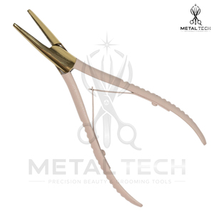 Best Sale Stainless Steel Hair Extension Pliers Double Spring Micro Ring Remover Professional <b>Tool</b> for Installation and Removal - Product Image 2
