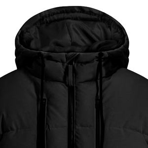 Vente en gros Doudoune en toile grande taille personnalisable pour hommes pour l'hiver Manteau à bulles de qualité Conception unique de blocs de couleurs Col à capuche - Product Image 3