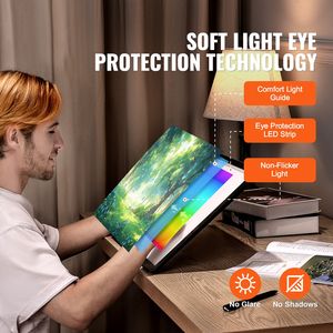 Tavola Luminosa LED A3 con 6 Livelli di Luminosità Regolabile, Ricaricabile, per Tracciare Diamanti e Pittura Diamantata - Product Image 5