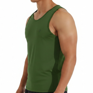 High Quality Tank Top Custom Men's Plus Size Cotton Tank Tops Knitted Sweat <b>Vest</b> Summer Casual <b>Stringer</b> Tank Top for Men - Product Image 4