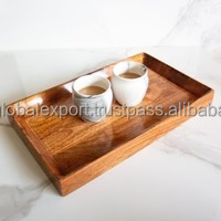 Bandeja de Servir de Madera Ecológica Minimalista Moderna, Tablero Pulido para Uso en el Hogar o Restaurante, Decoración Natural para la Cocina - Product Image 3