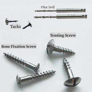 Vis de fixation dentaire GBR TAC à moitié filetées en titane, vis de tente, matériel d'implant chirurgical, système de précision Pro - Product Image 1