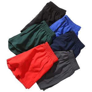 Shorts de course pour hommes en tissu polyester et élasthanne avec doublure en maille et poches latérales, pour le fitness et l'entraînement sportif - Product Image 3