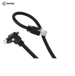 สายเคเบิลกล้อง CAT6 GigE Vision พร้อมหัวต่อ RJ45 แบบขันสกรู มุมฉากลง สำหรับงานอุตสาหกรรมด้านการถ่ายภาพและระบบอัตโนมัติ - Product Image 3