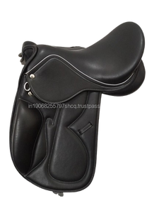 Selle d'équitation anglaise élégante en cuir de qualité supérieure, cuir véritable, fabrication artisanale, confortable, durable, équipement d'équitation - Product Image 3
