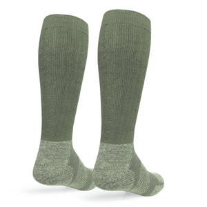 Último Modelo de Calcetines de Algodón y Fibra de Bambú hasta la Pantorrilla, Absorbentes de Sudor, Tejidos, Casuales, Color Verde Otoño - Product Image 3