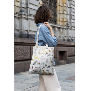 100% OEM Quick Dry Shopping Cotton Tote <b>Bags</b> Eye Catching Printed Design Export Quality From India.. - Product Image 1