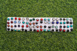 Natural Gemstone Assorted <b>Stud</b> Earrings 925 Sterling Mix Stone <b>Silver</b> Fine <b>Studs</b> For Women Wholesale - Product Image 3