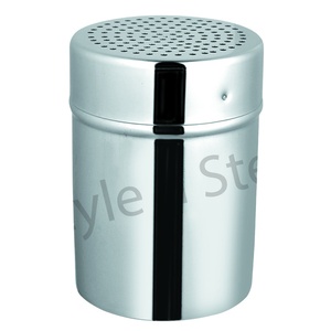 Agitateur à épices et herbes en acier inoxydable, shakers à fromage en métal, shakers à fromage, acier inoxydable de 7 cm - Product Image 2