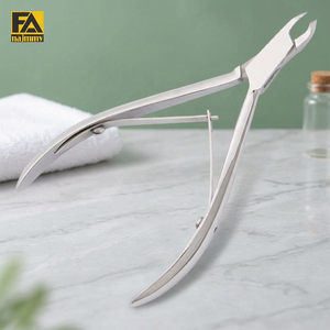 FA Najmmy Coupe-cuticules en acier inoxydable à ressort unique, outil de manucure, style classique, coupe-ongles durable - Product Image 2