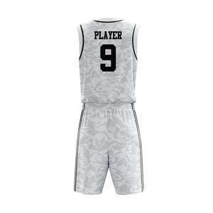 Conjunto de Camiseta de Baloncesto Unisex sin Mangas con Cuello en V, Estampado Sublimado, Poliéster que Absorbe la Humedad, Uniformes Reversibles para Adultos, Todas las Temporadas - Product Image 6