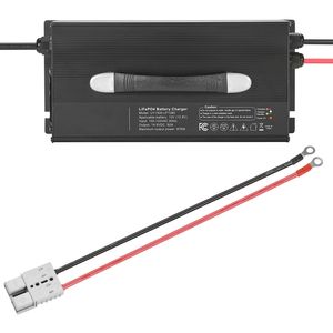 Caricabatterie al Litio 12V 60A 14.6V AC DC LiFePO4 con Ricarica Intelligente per Connettore Anderson, Indicatore LED, Attivazione 0V, 5A PC 36V - Product Image 1