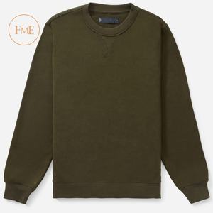 2026 Wholesale Men's Custom <b>Pullover</b> Sweatshirts Wool/Cotton Breathable Quick Dry Winter Front Logo Customizable - Product Image 4