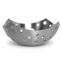 Corbeille à fruits en acier inoxydable de qualité supérieure 4 coupe Design nouveauté corbeille à fruits en métal décorative multifonctionnelle pour la fête polie