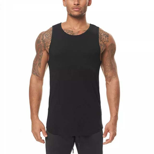 <b>Machine</b> Stitched Best Design Tank Top Custom Sleeveless Workout Fitness Men's <b>Running</b> Vest Gym Men's Clothing Tank Top - Product Image 4