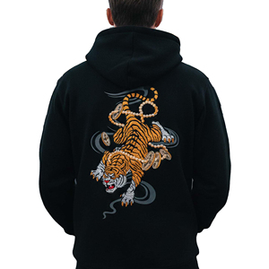 Sweat à capuche brodé en gros pour hommes et femmes, modèles personnalisés à col ras du cou et pull-over, prix usine compétitif - Product Image 5
