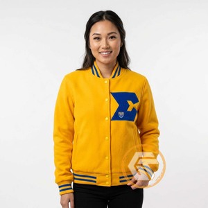เสื้อแจ็คเก็ตวาร์ซิตี้ปักลาย Sigma Gamma Rho Sorority แบบสั่งทำพิเศษ ทำจากผ้าขนสัตว์ 100% ระบายอากาศได้ดี แห้งเร็ว คอตั้ง เหมาะสำหรับฤดูหนาว - Product Image 2