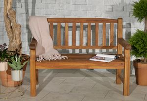 Durable Acacia <b>Garden</b> Bench | Handcrafted <b>Solid</b> <b>Wood</b> Design | Ideal for Hotels, Resorts & Public Spaces - Product Image 3