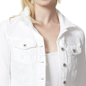 Veste en jean décontractée pour femme, confortable et tendance, la meilleure veste en jean pour femme - Product Image 4