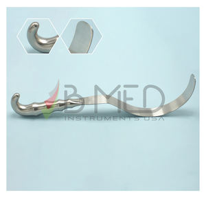 Retracteur OR Grade Deaver 1 x 12 avec poignée creuse, instrument chirurgical abdominal en acier - Product Image 5