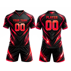 Comfortable Custom Design Men Sets Anti-Wrinkle Breathable Durable 100% Polyester Short Printed Quick-Drying Anti-Bacterial - Product Image 5