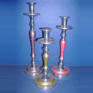 Elegante Portavelas de Aluminio Hecho a Mano, Personalizable, para Navidad, a Precio Económico - Product Image 2