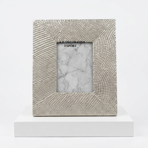 Modern Matte <b>Black</b> Hammered Metal Photo <b>Frame</b> Industrial Style Hand-Textured Picture <b>Frame</b> for Home & Office Desktop Decor - Product Image 6