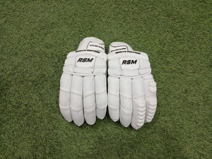 <b>CRICKET</b> BATTING GLOVES <b>WHITE</b> EDITION RSM <b>CRICKET</b> - Product Image 2