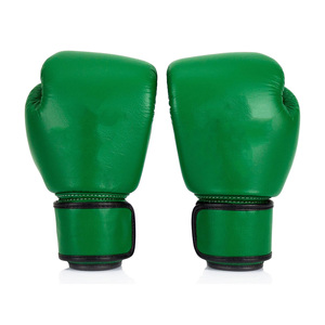 Gants de boxe professionnels en cuir synthétique - Mitaines de sparring en mousse haute densité pour Muay Thai et Kickboxing - Product Image 1