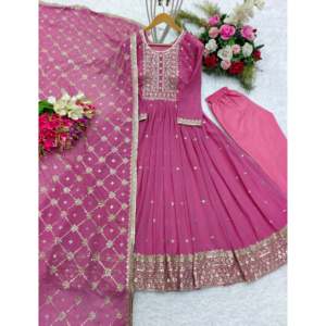 Hermoso Vestido de Fiesta para Mujer con Conjunto de Dupatta de Diseñador - Product Image 3