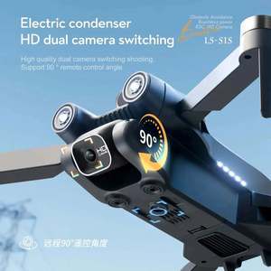 Drone UAV LS S1S Prosumer avec double caméra 6K, évitement d'obstacles à 360°, pliable, vol stationnaire par flux optique, portée de 5 km, photographie aérienne 6K - Product Image 2