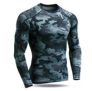 Rashguard à manches longues, best-seller, dernier design, vêtements MMA, couleur unie. - Product Image 1