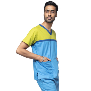 OEM Private Label Factory Men Athletic <b>Scrub</b> Undershirt Stretch Moisture Control Medical Uniform Base Layer Shirt for Men - Product Image 2