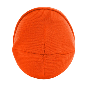 Solid Orange Beanie Hat 100% Acrylic Knitted <b>Winter</b> <b>Cap</b> Casual Style Adult 56-58CM - Product Image 4