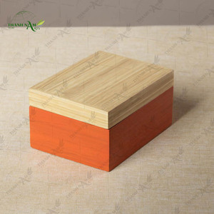 Caja de Bambú Prensado, Caja de Almacenamiento de Bambú Ecológica para el Hogar, Cocina, Baño, Hotel y Embalaje Premium - Product Image 5