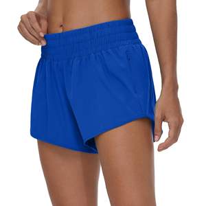 Shorts Deportivos de Cintura Alta para Mujer, con Cintura Elástica, para Gimnasio, Ciclismo, Carreras y Running - Product Image 3