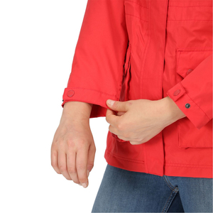 2026 New Custom Wholesale Women <b>Waterproof</b> Windbreaker <b>Jacket</b> Outdoor Hooded Raincoat Windproof Lightweight Hiking Travel <b>Red</b> - Product Image 5