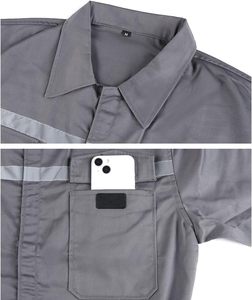 Vêtements de travail pour la construction industrielle, vêtements ignifuges, combinaisons anti-feu, combinaisons de sécurité routière réfléchissantes personnalisées OEM - Product Image 3