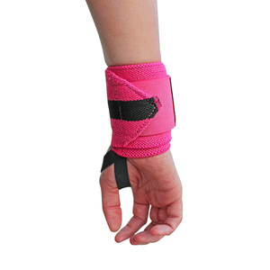 Bandes de poignet personnalisées pour la musculation, le cross-training et l'haltérophilie, en néoprène robuste, antidérapantes, avec fermeture auto-agrippante, unisexe - Product Image 1