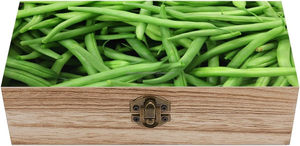 Eco-friendly Wooden Rectangle Storage Container with Lid Decorative <b>Keepsake</b> Jewelry Organizer Case - Product Image 2